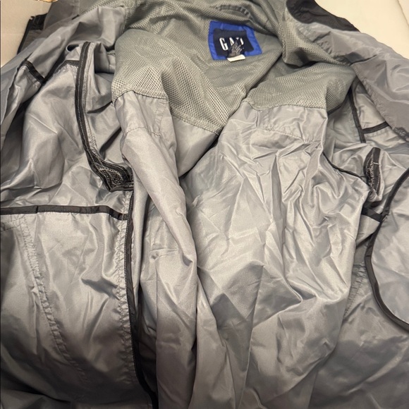 GAP Men's Charcoal Windbreaker 24” pit to pit Gorpcore vintage Dec 2000 size M - Picture 6 of 7